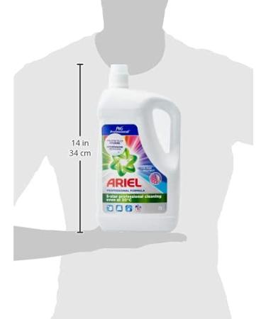 Ariel Professional Colour Liquid Detergent 90 Washes - 4950ml - Long-Lasting Formula - Buy Online on GoSupps.com