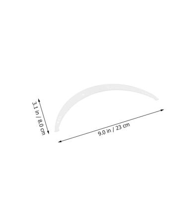 Housoutil 1 Set Measuring ruler cosmetic tool balance ruler tools eyebrow shape Acrylic positioning ruler ink line eyebrow face ruler level ruler eyebrow - Buy Online on GoSupps.com