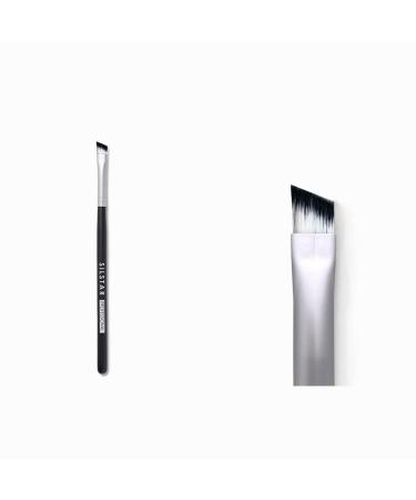 SILSTAR Professional Angled Brow & Eyeliner Brush - Cruelty-Free Synthetic Hair Makeup Brush with Natural Birch Wooden Handle - Made in Korea - Buy Online on GoSupps.com