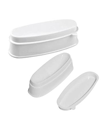 Grendly 3-Piece Nail Recycling Box Dip Powder Collection Container Manicure Powder Storage Tools
