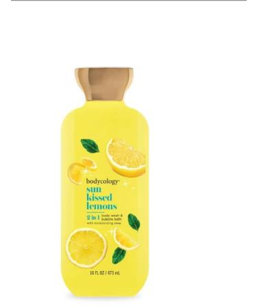 2 in 1 Body Wash & Bubble Bath Sun Kissed Lemons 16 fl oz