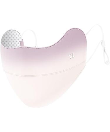 NAERTFD Sun Protection Mask | Summer Full Face Veil for Women | Breathable Ice Skating & Outdoor Sports Mask in Classic Pink - Buy Online on GoSupps.com