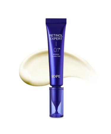 IOPE Retinol Expert 0.1% - Anti-Aging Serum with Pure Retinol Reduce Wrinkles & Fine Lines Pore Refining Ideal for Retinol-Experienced User Dermatologist Tested Korean Skincare 1.01 fl.oz.