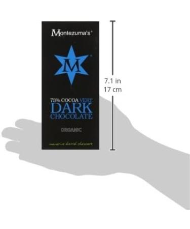  Montezuma Montezuma's 73% Organic Very Dark Chocolate 100g - Buy Online on GoSupps.com