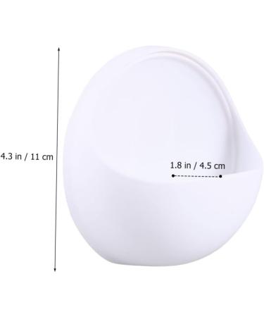 Ciieeo Wall-mounted Soap Dish Suction Cup Soap Dish Wall-mounted Soap Holder Soap Dish for Bathroom Bath Soap Holder Kitchen Soap Holder Take a Bath Soap Box White White 11.00X10.50X5.00CM - Buy Online on GoSupps.com