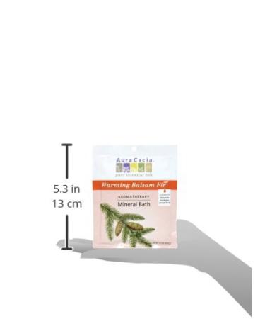 Aura Cacia Warming Balsam Fir Aromatherapy Mineral Bath - 2.5 oz Packet (Pack of 3) - Buy Online on GoSupps.com