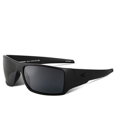 KastKing Iditarod Polarized Sport Sunglasses for Men and Women, Ideal for Driving Fishing Cycling and Running, UV Protection Frame: Matte Blackout / Lens: Smoke - Buy Online on GoSupps.com
