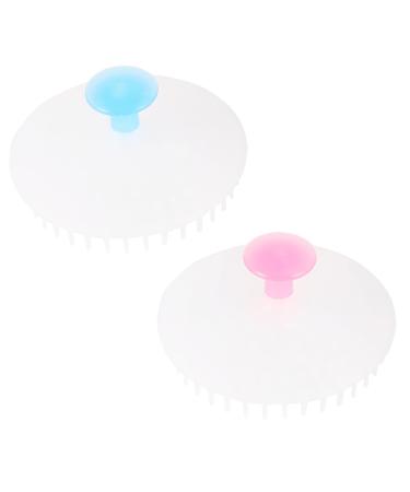 Magiclulu 2st Shampoo brush scalp shower brush shower with scalp brush hairbrush cleaner portable head scratch shampoo for women bathing brush polyethylene girls child