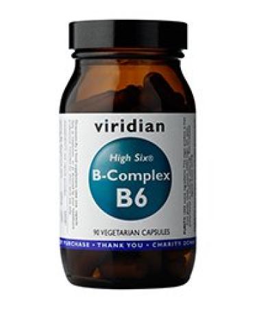 Viridian HIGH SIX Vitamin B6 with B-Complex: 90 Veg Caps