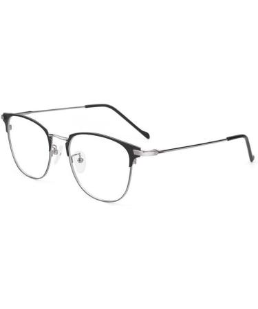 Buy Vintage Blue Light Blocking Reading Glasses for Men & Women | +250 Silver Lens | Fatigue Relief & Style - Buy Online on GoSupps.com