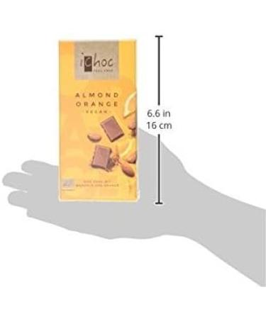 Vivani Organic Chocolate Almond Orange Chocolate 80g x 10 - Buy Online on GoSupps.com