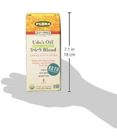 FLORA - Udo's Choice Omega 369 Oil Blend with High Lignan 8.5 Fl Oz - Buy Online on GoSupps.com