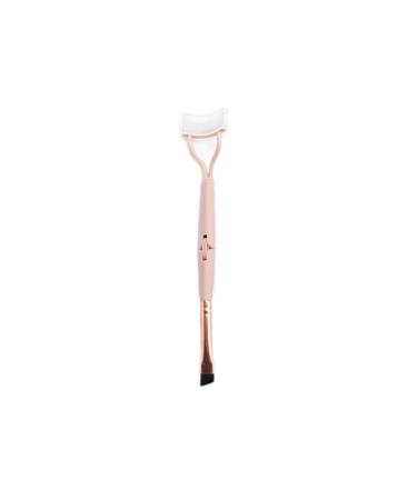 MCAORI Double-end Eyelash Comb Arc-Designed with Eyebrow Brush Eyeliner Brush Foldable Eyelash Separator Mascara Applicator