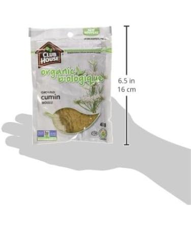 Club House Quality Natural Herbs & Spices Organic Ground Cumin 40g 1.4 Ounce (Pack of 1) - Buy Online on GoSupps.com