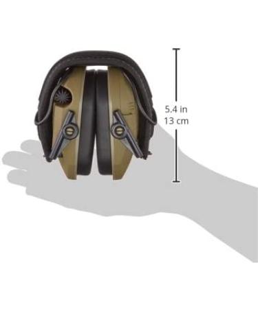 Walkers Razor Slim Ultra Low Profile Electronic Earmuffs - Olive Drab Green, Adjustable Range Shooting & Hunting Hearing Protection - Patriot Series - Buy Online on GoSupps.com