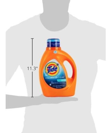 Buy Tide High Efficiency Liquid Laundry Detergent - Coldwater Clean Fresh Scent | 48 Loads 92 Fl Oz - International Shipping Available - Buy Online on GoSupps.com