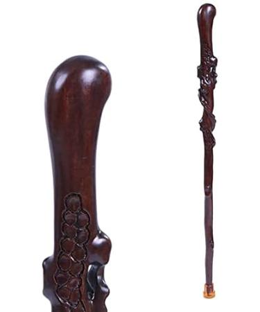 Canes Cane Elderly Crutches Solid Wood Walking Stick Walker and Ebony Round Handle 89cm Long Available as Needed Truncated by Yourself Lucky Star - Buy Online on GoSupps.com