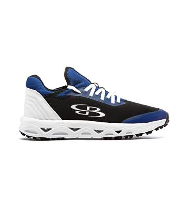 Boombah Men's Raptor Prime Turf Shoes - Multiple Color Options - Multiple Sizes Black/White/Royal Blue 13