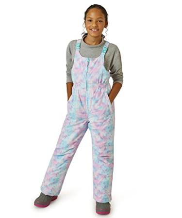 Eddie Bauer Kids' Snow Bib - Insulated Waterproof Snow Ski Pant Overalls For Boys And Girls (3-20) Prism Pink 7-8