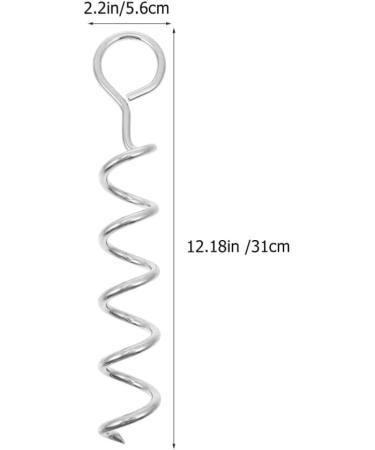 Didiseaon Dog Pegs for Outside Dogs - Durable Spiral Drill Earth Anchor Perfect for Camping Travel and Pet Leash Anchorage - Buy Online on GoSupps.com