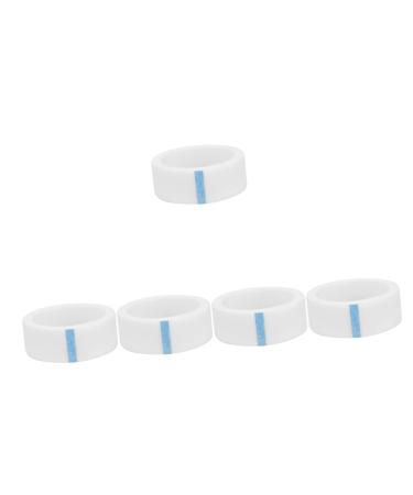 Mipcase 5 Rolls Grafting Eyelash Tape Lash Extension Tape Eyelash Lifting Tapes White Tape Garment Tape Skin Tape Lash Sensitive Tape Fabric Lash Tapes Non-woven Fabric Fake Eyelashes Eyes