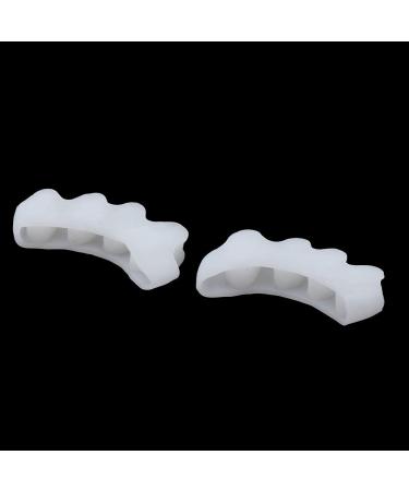 Silicone Toe Separators for Nail Art & Pedicures - Relaxing Toes (White) | International Shipping Available - Buy Online on GoSupps.com