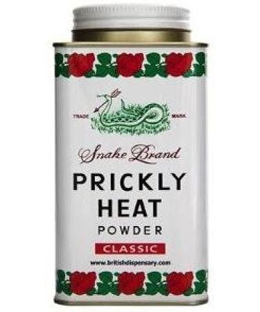 Snake Brand Prickly Heat Cooling Powder  Good for Heat Rash  1 Can (Classic  140g) Classic 150 Gram