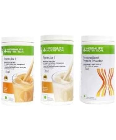 Formula Mix Shake ShakeMate Afresh Shake Mate Shake Mixshake (PP400g Orange&Banana Caramal) Pack of 3 - Buy Online on GoSupps.com