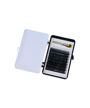 MilleniumHair Silk Lashes - Silk eyelashes - C-Curl - 0.25 mm thickness - 8 lines - 10-13 mm