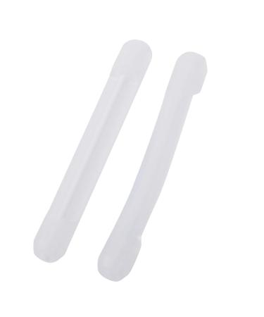 FOMIYES 20 Pairs Replacement Temple Cover Leg Sleeve Eyeglasses Leg Cover Eyeglass Leg Retainer Silicone Leg Sleeve Eyewear Frame Cover Spectacle Frame Cover As Shown 5.6X0.79cm