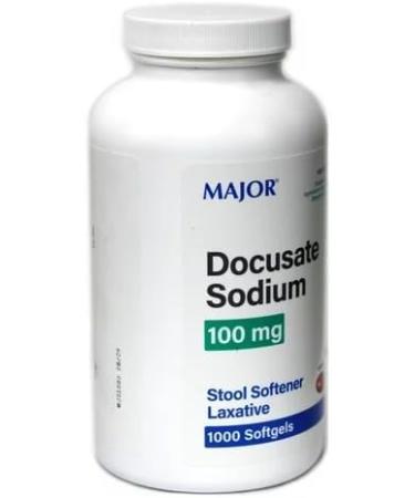 100MG Docusate Sodium Softgel Capsules - Orange - 1000 Count - Buy Online on GoSupps.com