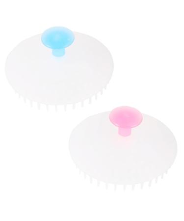 CLISPEED 4 pieces shampoo brush cleaning brush hair brush portable vibration massager