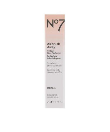 No7 Airbrush Away Tinted Skin Perfector Medium - 1.35oz Medium
