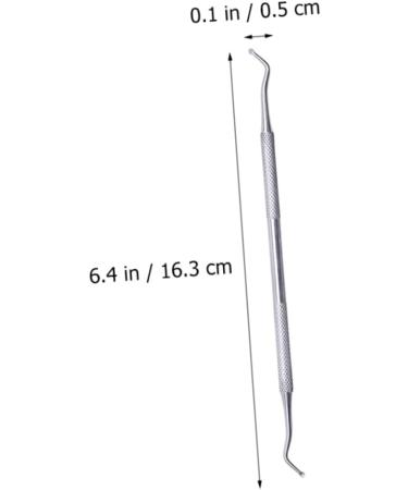 SOESFOUFU 1 Set Manicure tools cuticle shaper cuticle spoon reverse tweezers for craft cuticle remover cuticle stick cuticle trimmer pusher manicure precision pedicure nail Stainless steel - Buy Online on GoSupps.com