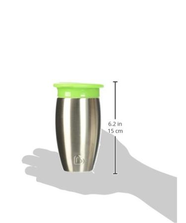 Munchkin Miracle Stainless Steel 360 Toddler Sippy Cup - 10oz, Green - Buy Online on GoSupps.com