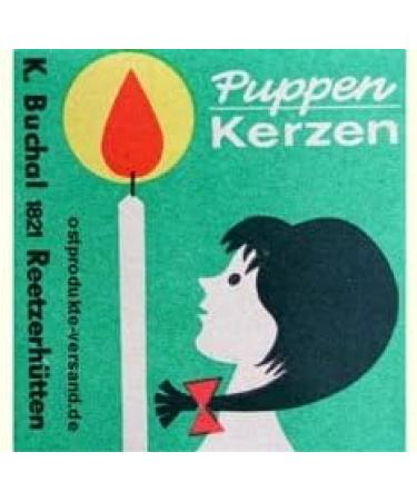 Buchal Candles Doll Candles 20 Pack - DDR Ossi Products for Ostalgics | International Shipping - Buy Online on GoSupps.com