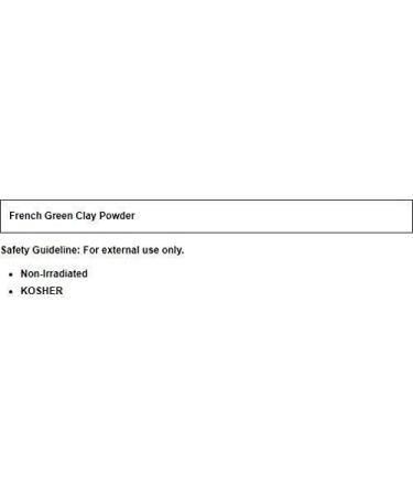 Frontier French Green Clay 16 oz - Pure and Natural Clay for Detox and Skincare - Buy Online on GoSupps.com