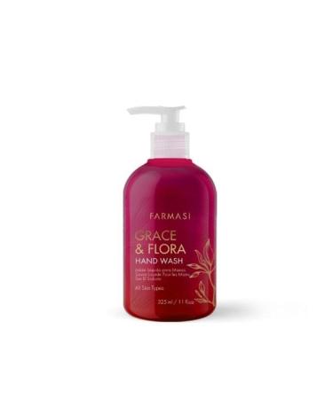 FARMASi Grace & Flora Liquid Hand Soap 325ml/10.98flOz - Moisturizing and Gentle Cleanser for All Skin Types - Elegant Floral Scent