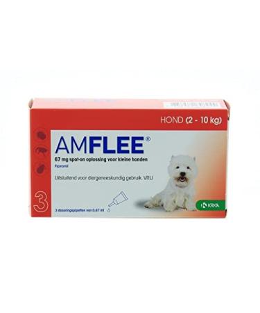 Amflee spot -on dog - 67 mg - 3 pipettes