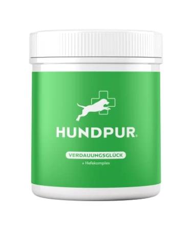 Hundpur digestive happiness 300 g - prebiotics pellets for dogs - with chamomile linseed & chlorella - Dietary supplement dog - made in Germany