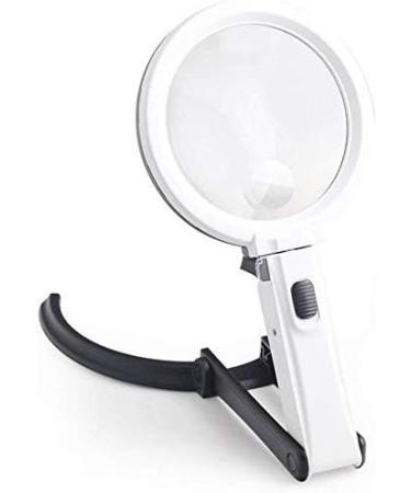 Magnifier Hd Plug-in Foldable Desktop Repair Reading Magnifying Glass with Led Light Handheld Magnifying Glass Lofty Ambition - Buy Online on GoSupps.com