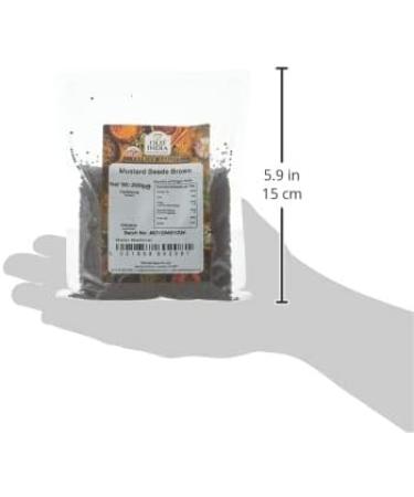 Old India Mustard Seeds Brown 250g - Premium Quality Spice - Pack of 1 - Buy Online on GoSupps.com