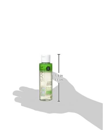 Sant Natural Cosmetics 2-Phase Make-Up Remover - Gentle Soothing & Vegan with Organic Cucumber Extract | Removes Waterproof Eye & Lip Make-Up (110ml) - Buy Online on GoSupps.com