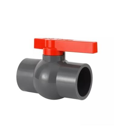 Pondlife PVC Kugelhahn Without Mother 40mm shut-off tap with 2 adhesive muffles for gluing with PVC pipes for pool and pond construction aquaristics inner diameter 40mm - Buy Online on GoSupps.com