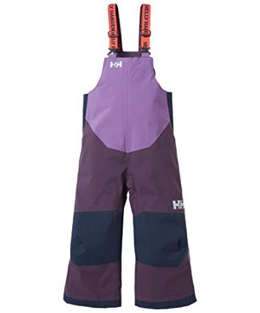 Helly-Hansen unisex-child Kids Rider 2 Insulated Waterproof Windproof Breathable Bib Ski Pants 670 Amethyst 6