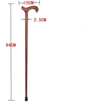 Wooden Walking Sticks for Men & Women Crutches Light Wood Outdoor Hiking Anti-Slip Old Man Walking Stick Cane Mobility Aid for Elderly Seniors & Handicap Wisdom - Buy Online on GoSupps.com