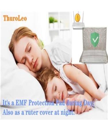 Plus Size EMF Protection Pad 5G - Anti-Radiation Faraday Pocket for Phones Tablets & Laptops | 13.8 Inch Shielding Pad for Kids & Adults - Buy Online on GoSupps.com