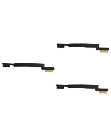 FRCOLOR 3 Pieces Teeth Eyebrow Comb Eyebrow Brush Eyebrow Comb Steel Eyelash Brush Eyebrow Brush Foldable Eyebrow Comb Foldable Eyelash Comb Cosmetic Steel Needle