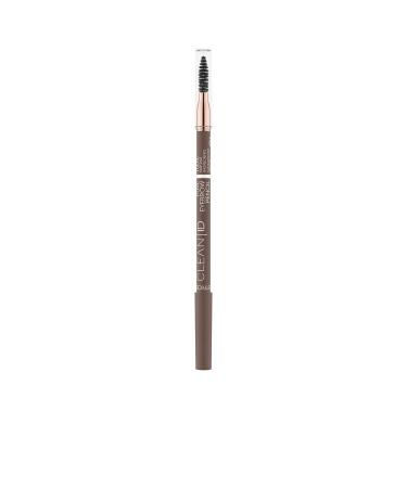 Catrice Clean Id Pure Eyebrow Pencil Eye Pencil eyebrow pencil No. 030 Warm Brown Brown Long -lasting matt vegan waterproof microplasty particles free (1G)