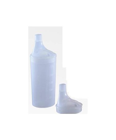 Wwo 1063 drinking cup with lid 250 ml capacity white unisex